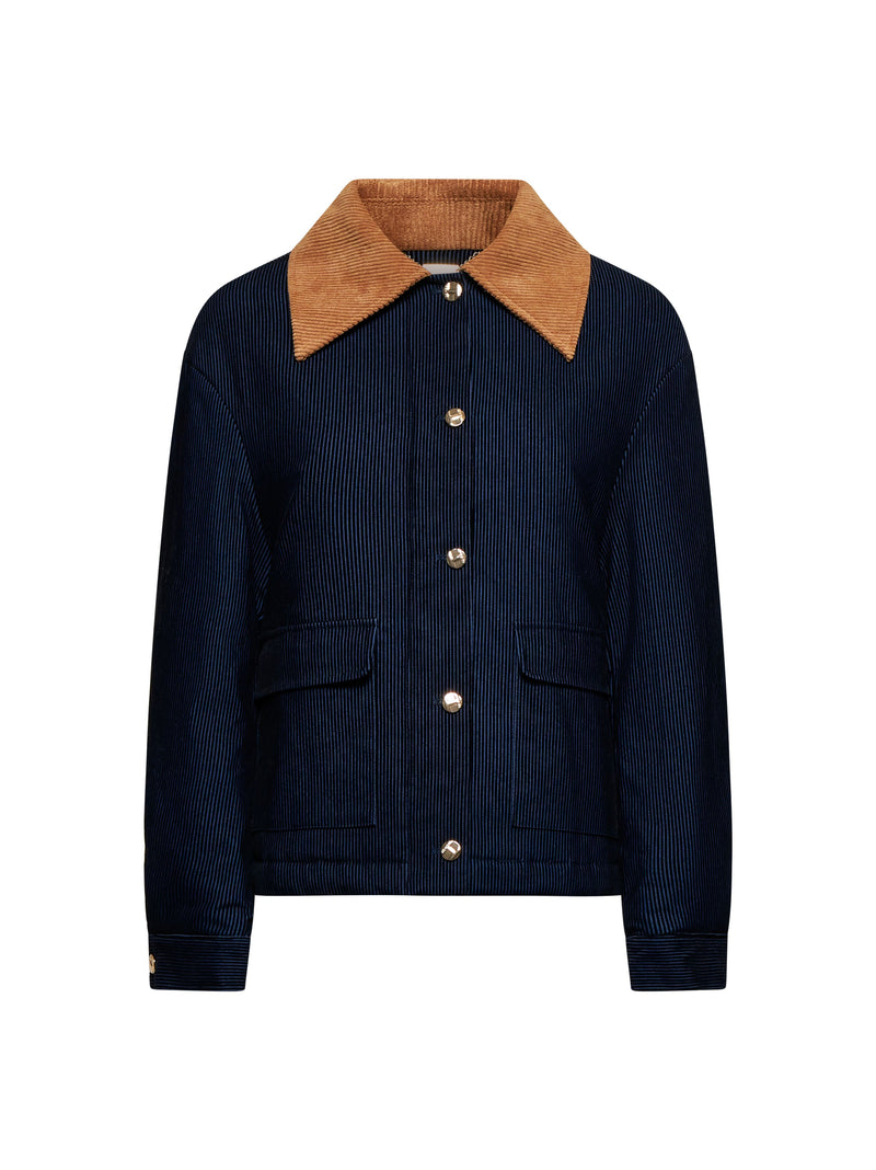 Silvian Heach Quilted Barn Jacket
