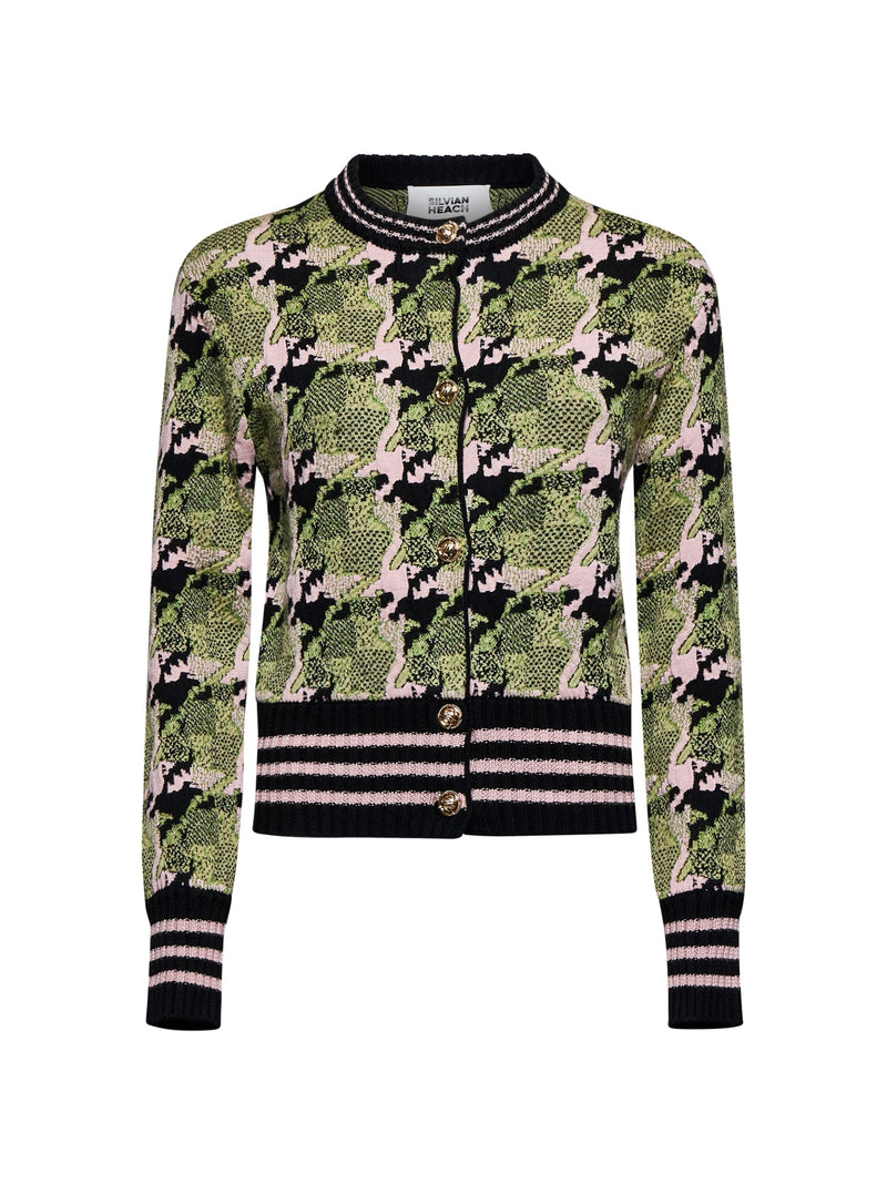 Silvian Heach Pop Green Cardigan