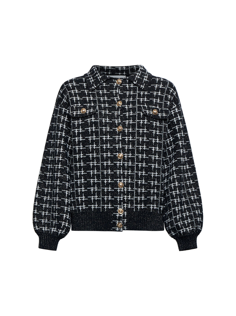 Silvian Heach Knit Bomber Jacket