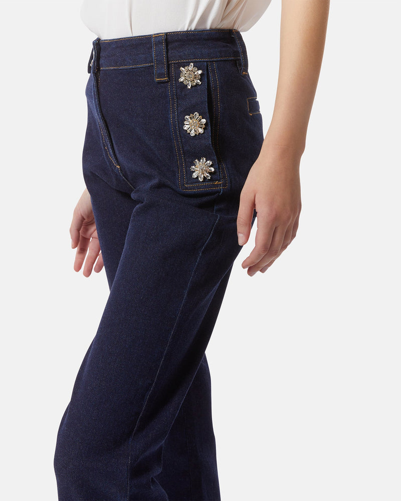 Silvian Heach Embroidered Jeans