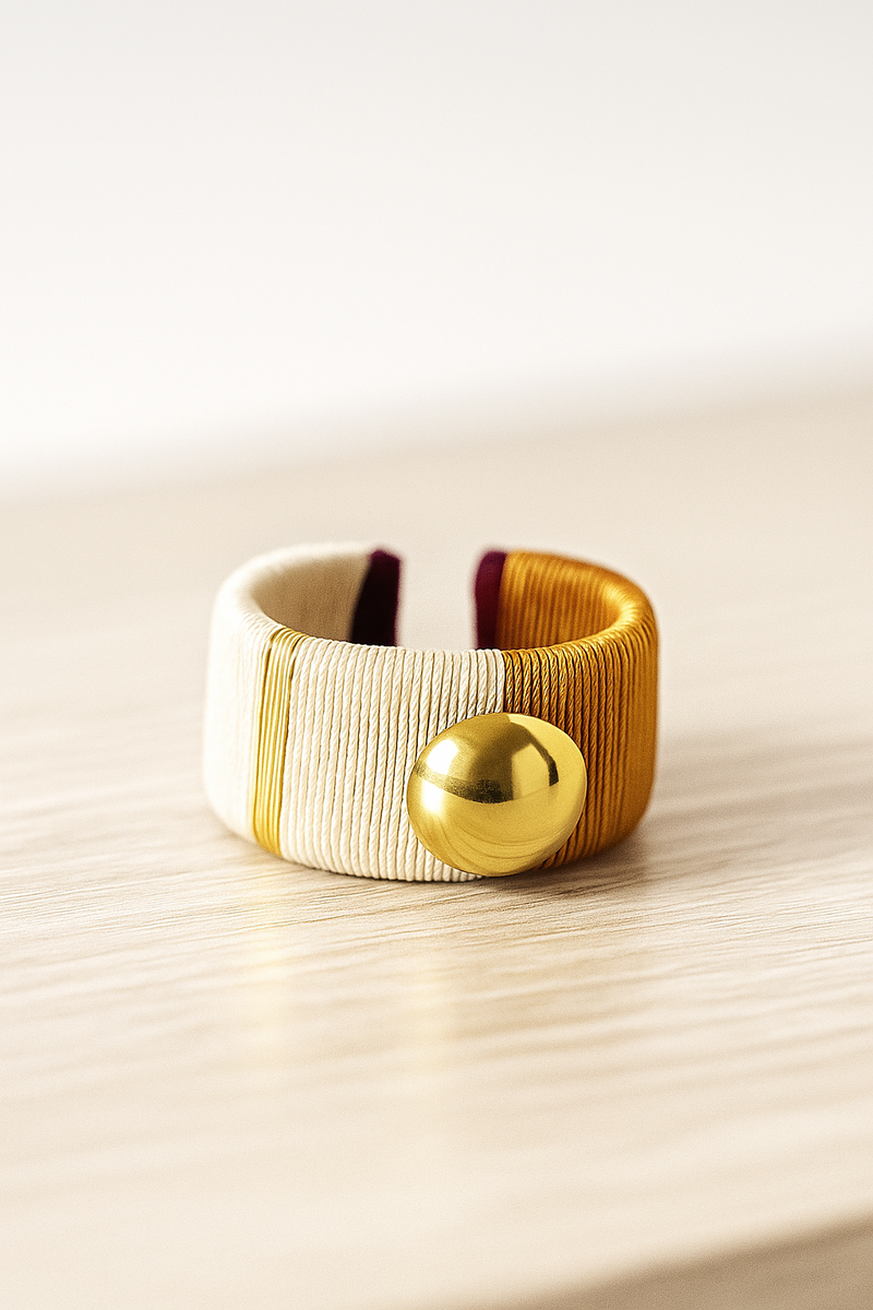 Bamboleira Juaca Gold Ring