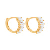 Girls Crew Bling Baguette Earrings