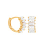Girls Crew Bling Baguette Earrings
