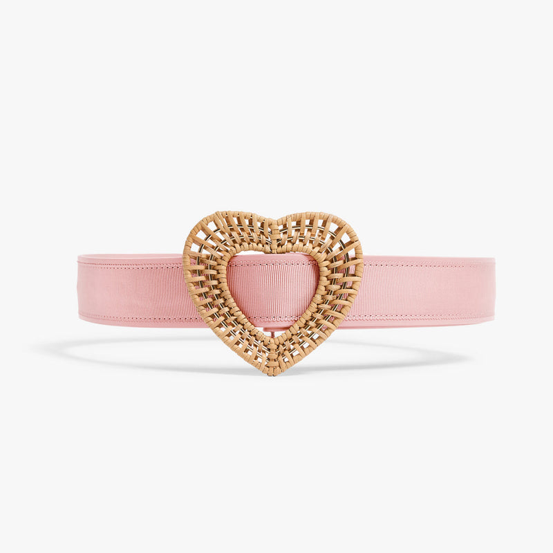 Pamela Munson Rattan Heart Belt