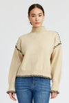 En Saison Merril Whipstitch Sweater