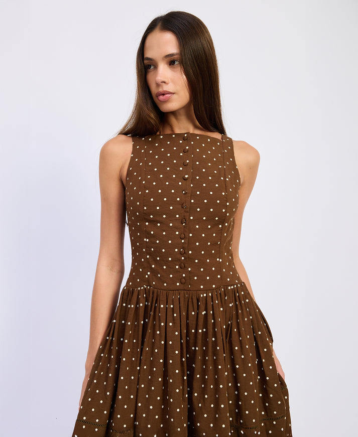 En Saison Stella Dress Brown / M