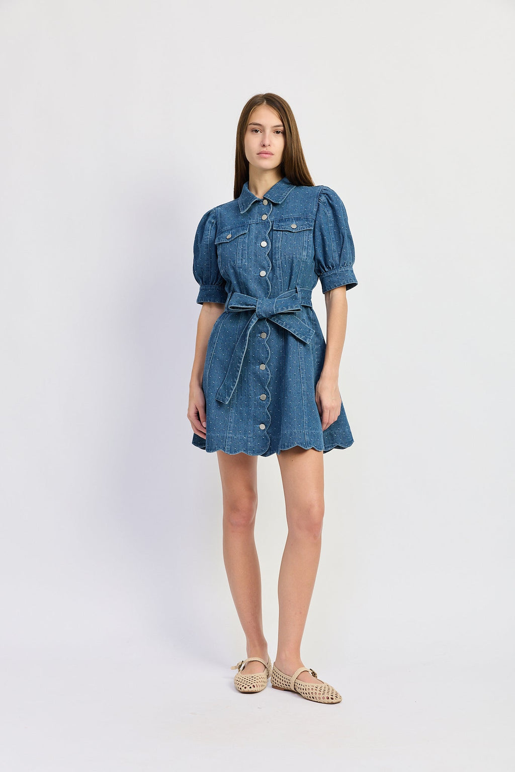 En Saison Heidi Dress Denim / M