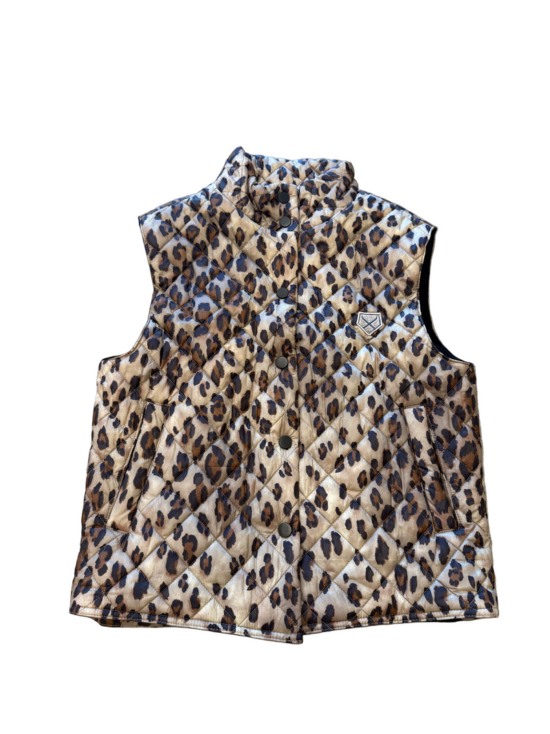 Powder Puff Collection Leopard Vest