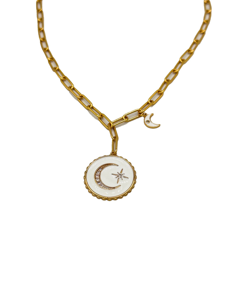 THEIA Jewelry Phoebe Medallion Necklace