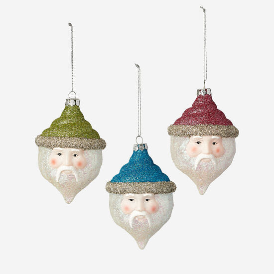 180 Degrees Santa Ornaments