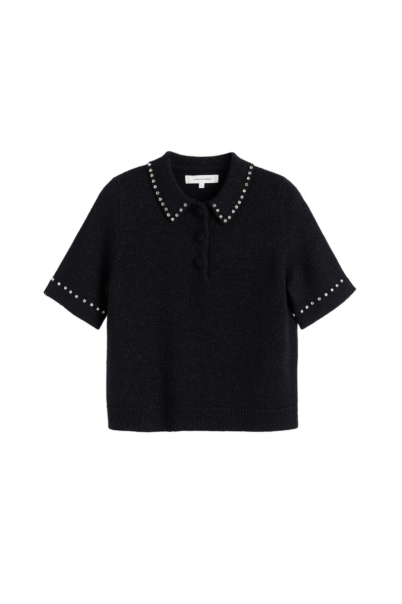 Chinti & Parker Diamonte Polo Sweater