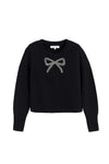 Chinti & Parker Embellished Bow Sweater