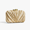 Pamela Munson Le Zoo Gold Clutch