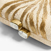 Pamela Munson Le Zoo Gold Clutch