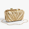 Pamela Munson Le Zoo Gold Clutch