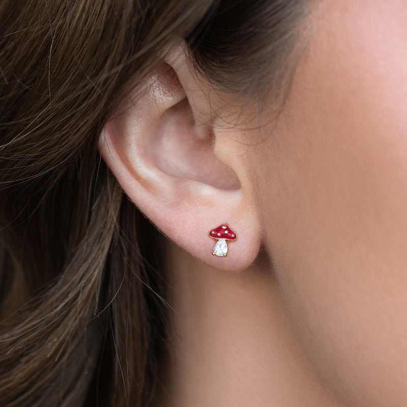 Girls Crew Magical Mushroom Earrings