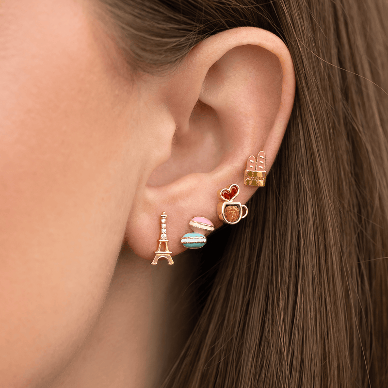 Girls Crew Cafe de Paris Earring Stud Set