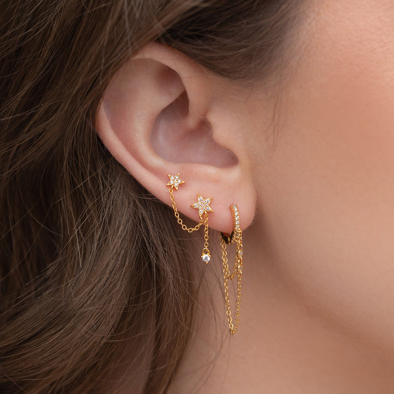 Girls Crew Stellar Connection Earrings