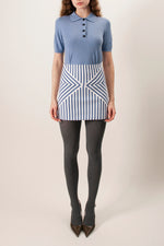 Maude Club Half Button Polo Top