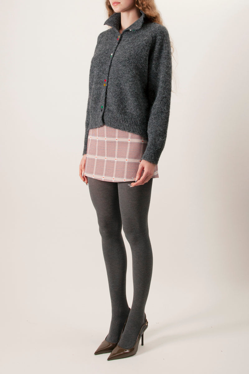 Maude Club Mock Neck Cardigan