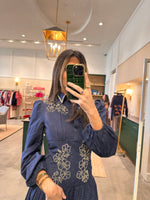 Never A Wallflower French Knot Dress