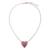 Covet Ombre Pink Heart Necklace