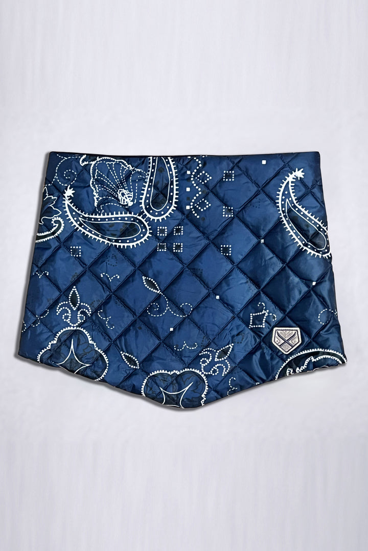 Powder Puff Collection Navy Bandana Scarf