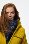 Powder Puff Collection Navy Bandana Scarf