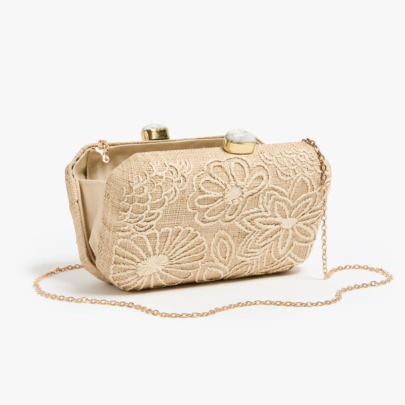 Pamela Munson Vintage Lace Clutch