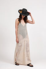 Las Surenas Mosaic Net Dress