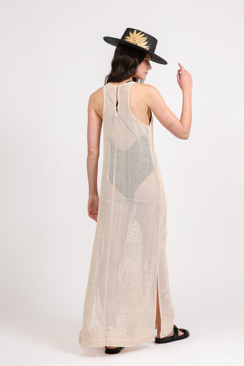 Las Surenas Mosaic Net Dress