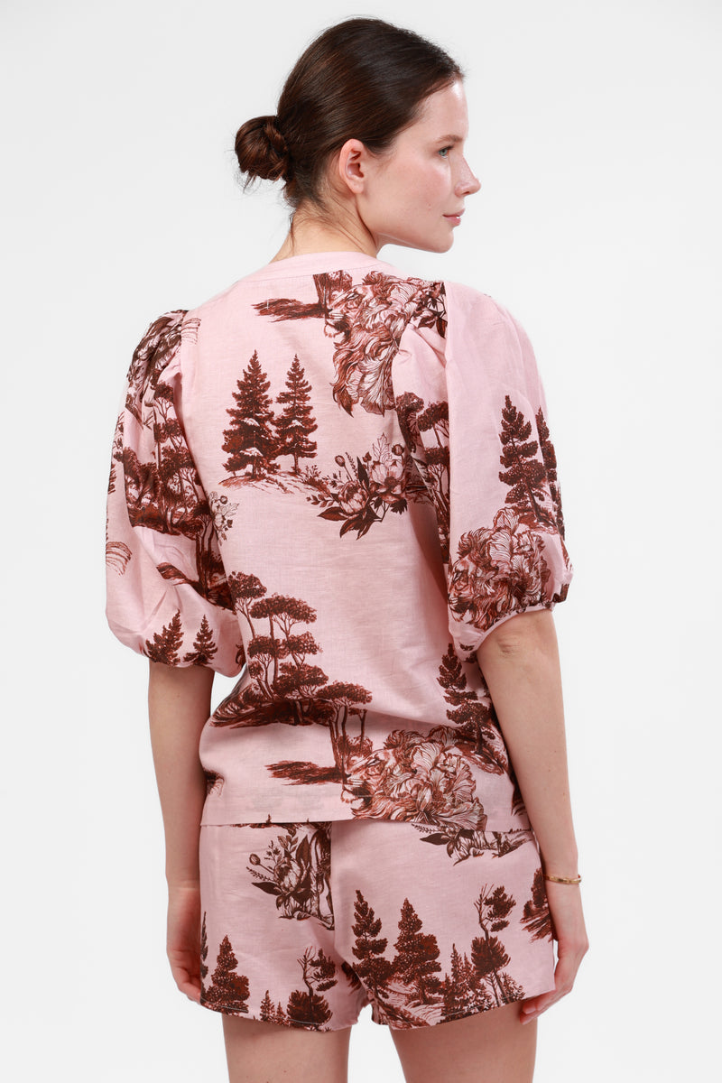 Las Surenas Rose Landscape Shirt