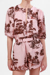 Las Surenas Rose Landscape Shirt
