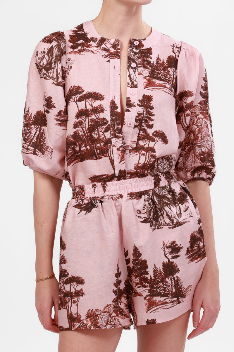 Las Surenas Rose Landscape Shirt