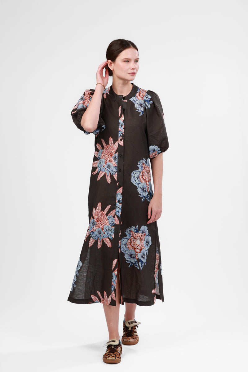 Las Surenas Tiger Bloom Dress