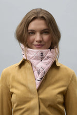Powder Puff Collection Pink Bandana Scarf