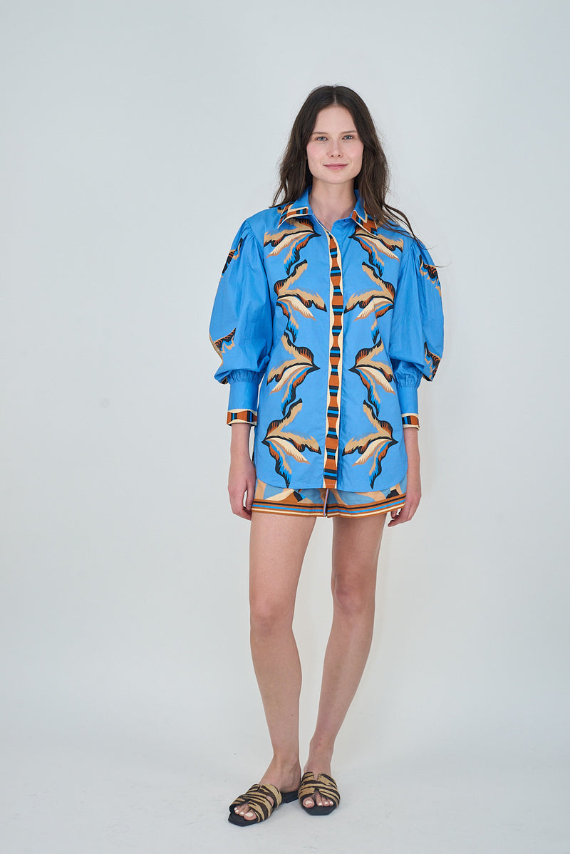 Las Sureñas Ocean Bali Tiger Shirt