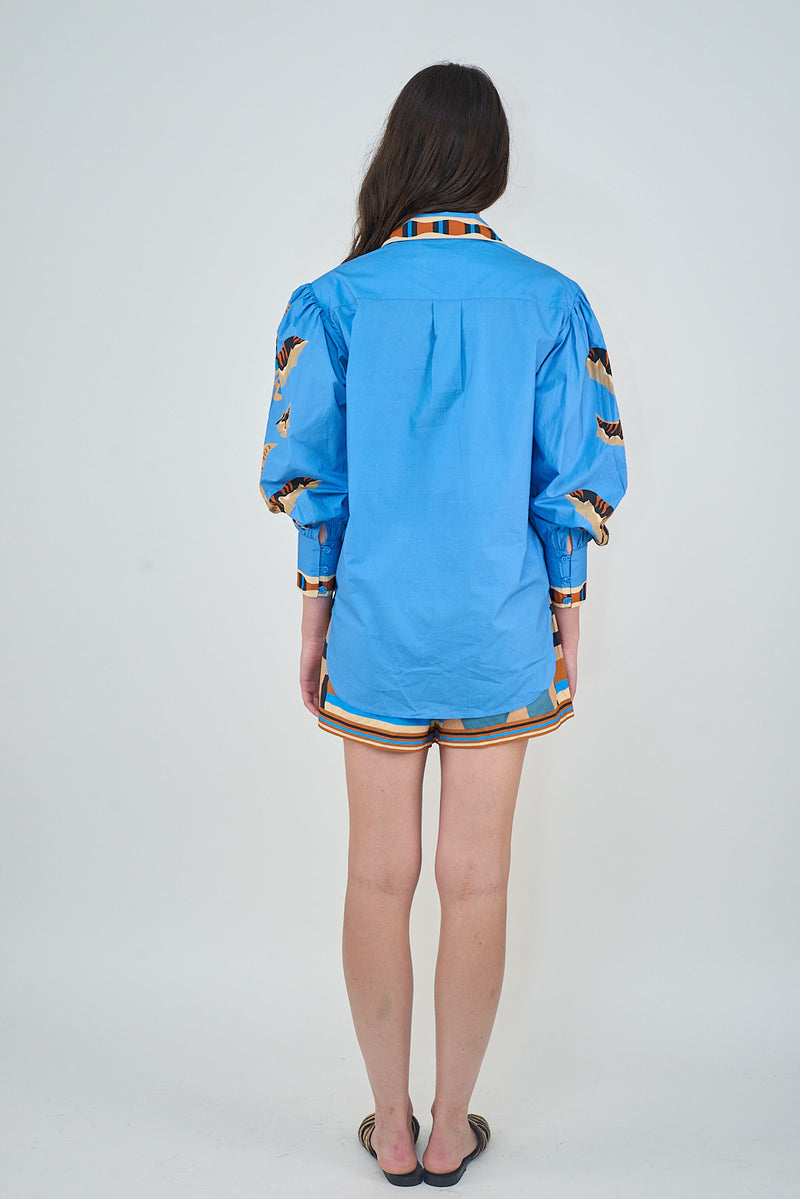 Las Sureñas Ocean Bali Tiger Shirt