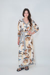 Las Sureñas White Bali Tiger Dress