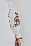 Las Sureñas White Bali Tiger Shirt