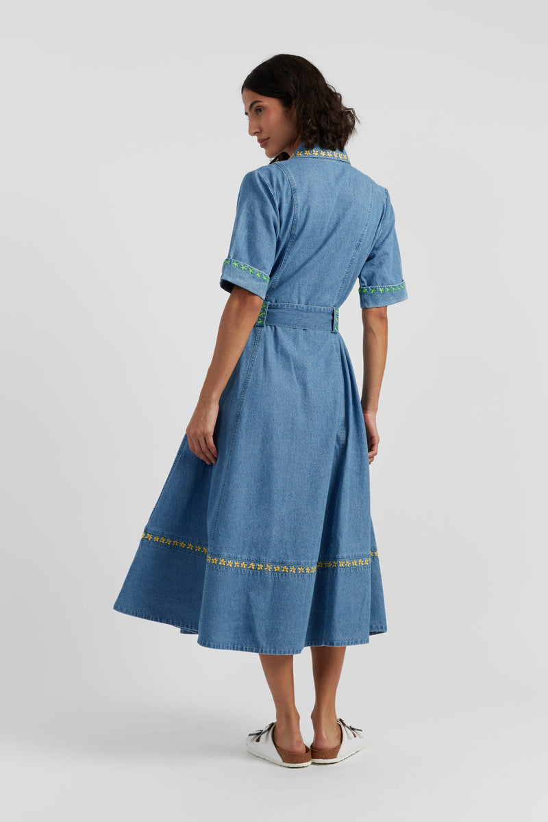 Chinti & Parker Buttercup Dress Denim / 2