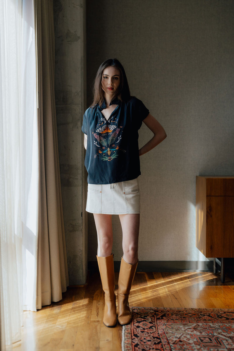 Never A Wallflower Vicki Blouse