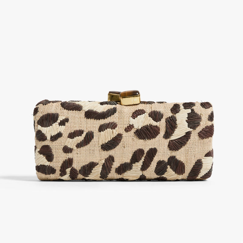 Pamela Munson Spotted Clutch