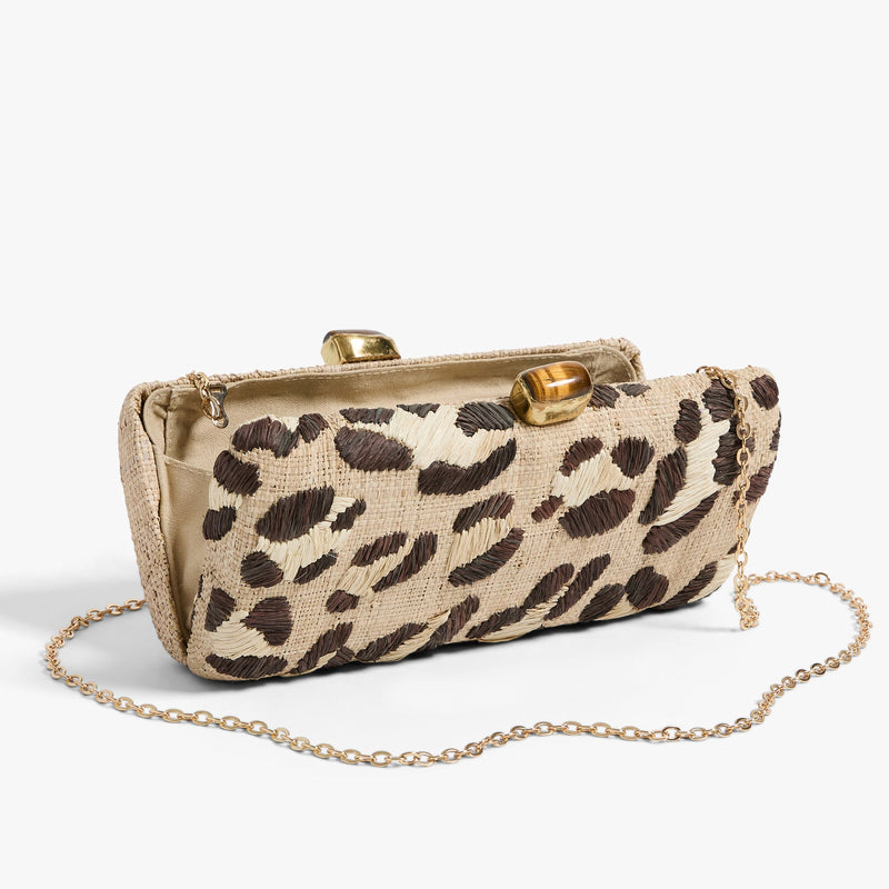 Pamela Munson Spotted Clutch