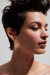 DEMARSON Mini Two-Tone Luna Earrings