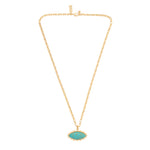 Talis Chains Turquoise Pendant Necklace