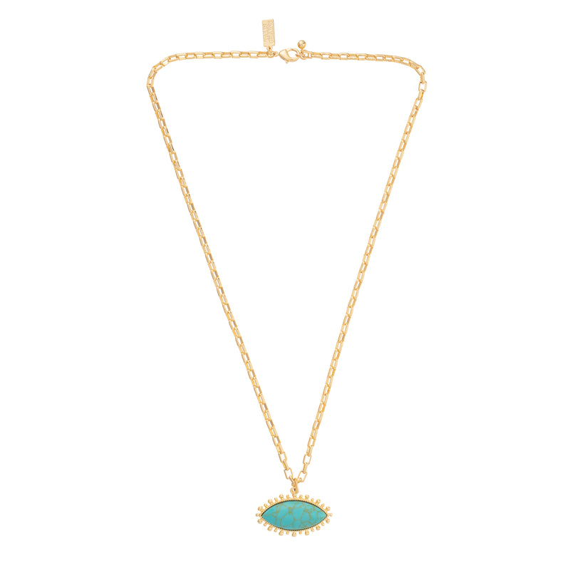 Talis Chains Turquoise Pendant Necklace