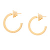 Talis Chains Flat Hoop Earrings