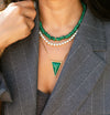 Talis Chains Triangle Malachite Necklace