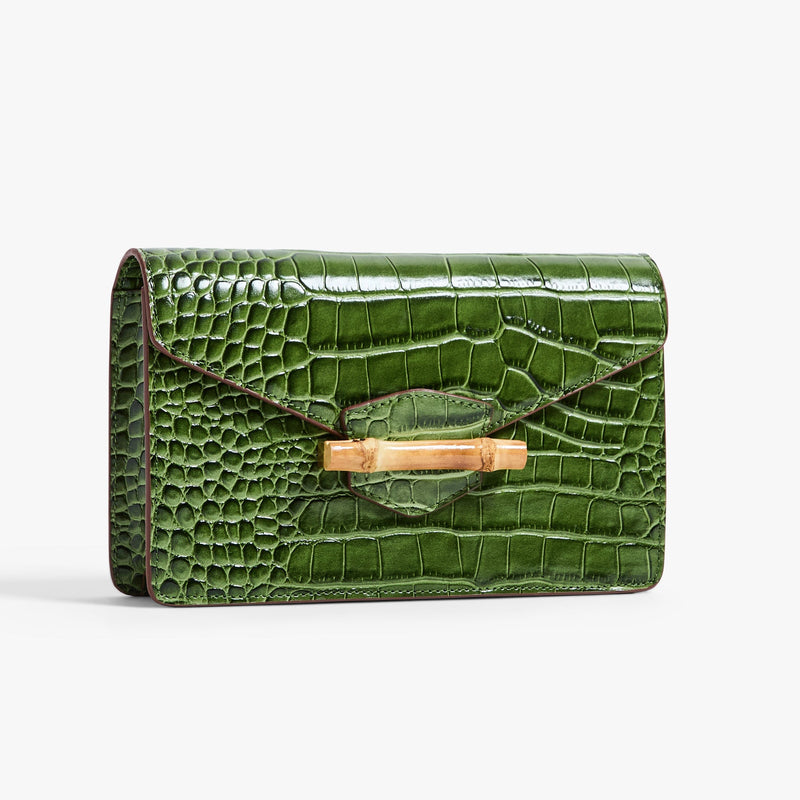 Pamela Munson Jackie Moss Green Bag